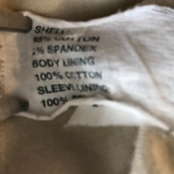 Gap Striped Bell Boy Jacket with Mandarin Collar and Pockets Size 8 - Picture 10 of 10